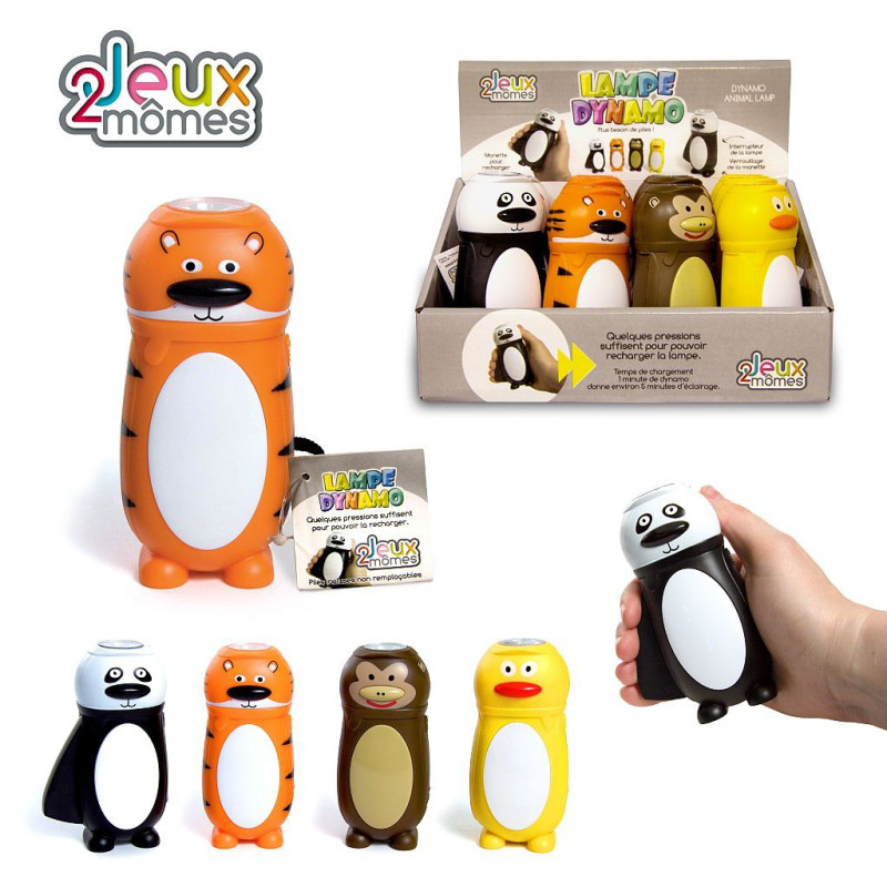 LAMPE DYNAMO ANIMAUX 