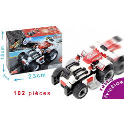 BOITE DE CONSTRUCTION VOITURE TURBO - RETRO FRICTION