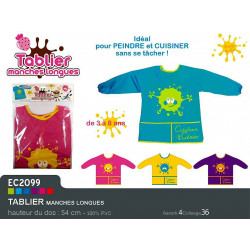 TABLIER MANCHES LONGUES