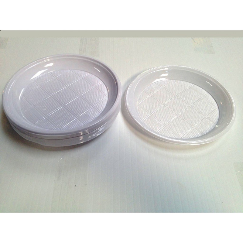 ASSIETTES EN PLASTIQUE 20.5 x 50 cm