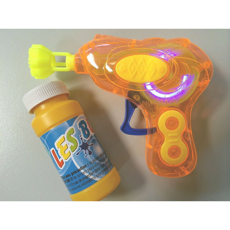 PISTOLET BULLES DE SAVON LUMINEUX