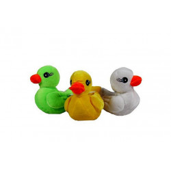 PELUCHE CANARD FLUO