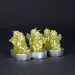 BOUGIE CHAUFFE PLAT ANGE OR