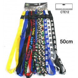 PORTE CLES BANDOULIERE TISSU