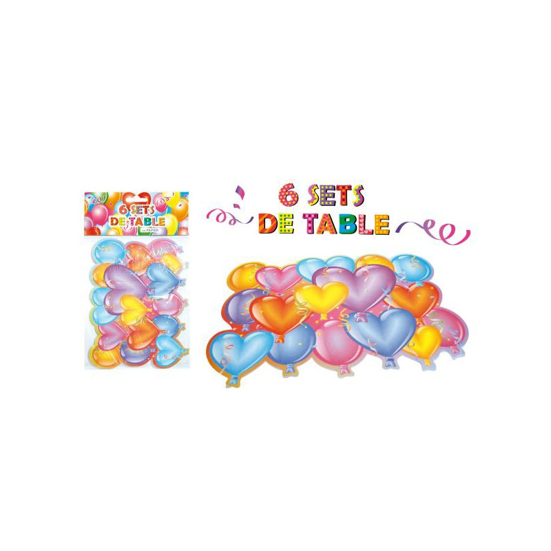 MPEA9333 - LOT 6 SETS DE TABLE