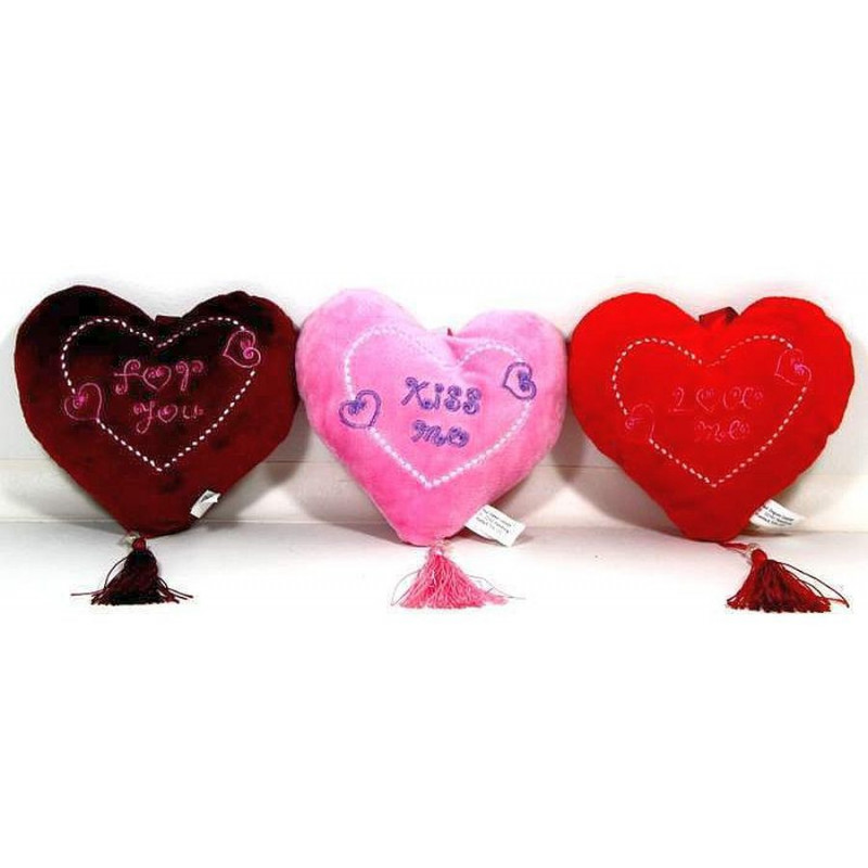 PELUCHE COEUR - 15 CM