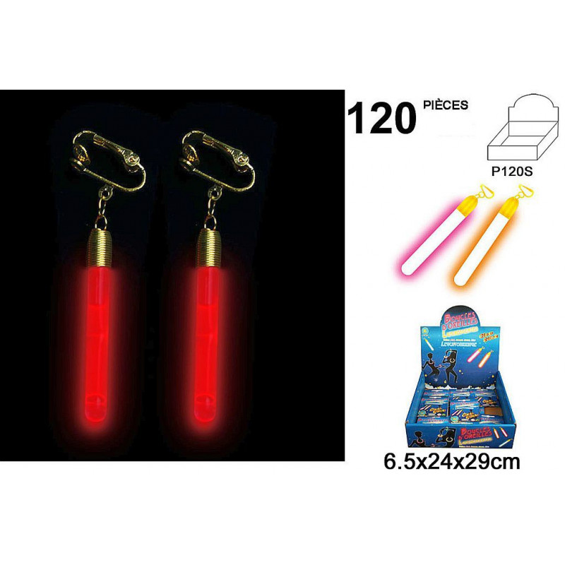 BOUCLES D'OREILLES LUMINEUSES