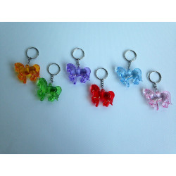PORTE CLES PONEY CRISTAL