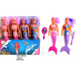 POUPEE SIRENE ET SON ACCESSOIRE