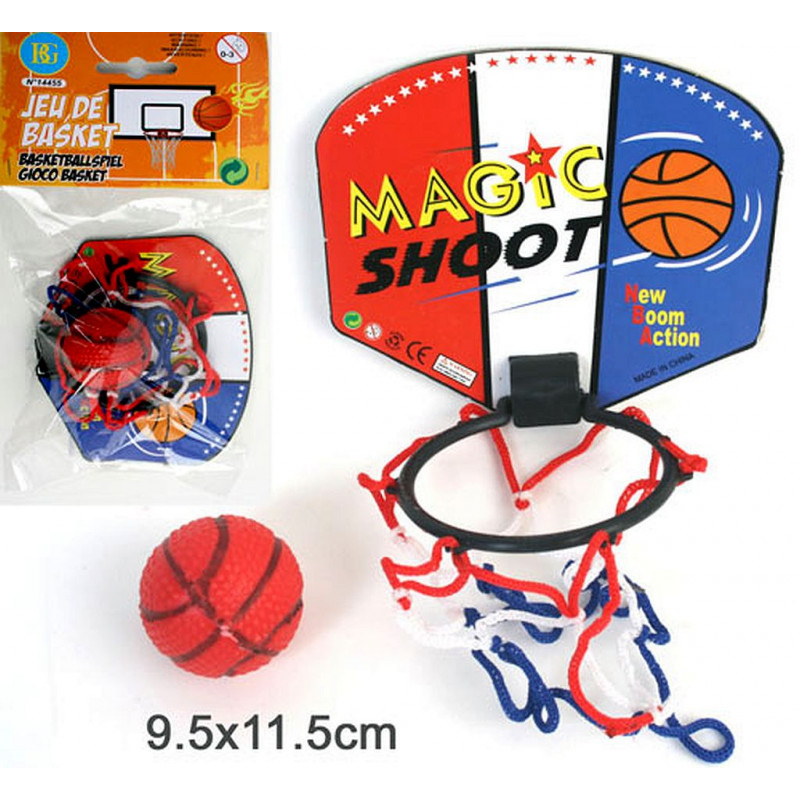 PANIER DE BASKET 9 x 11 CM AVEC BALLE