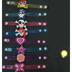BRACELET LUMINEUX AVEC FERMOIR