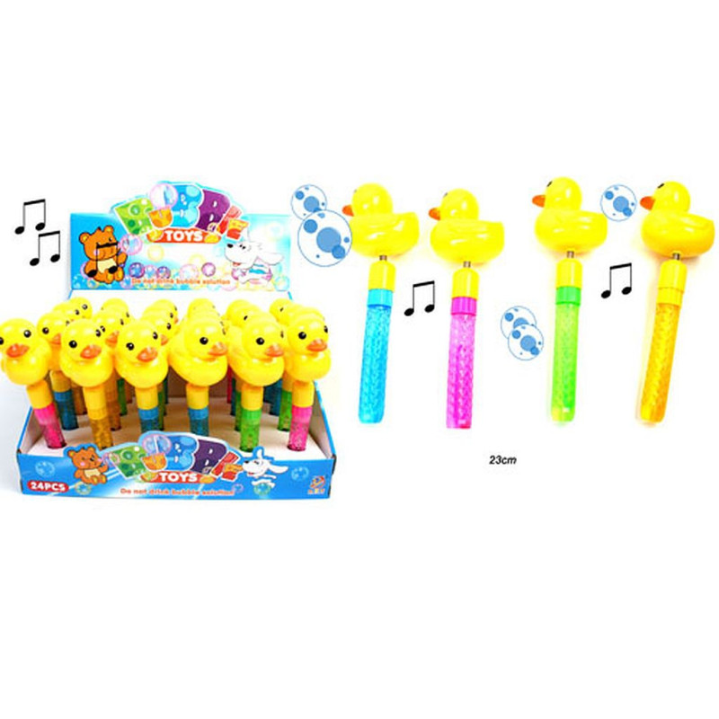 BULLE DE SAVON EMBOUT CANARD BRUITEUR 23CM