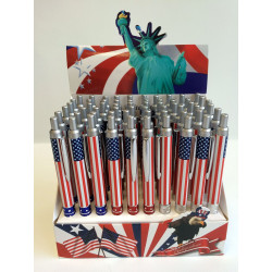 STYLO BILLE 14CM DECOR USA