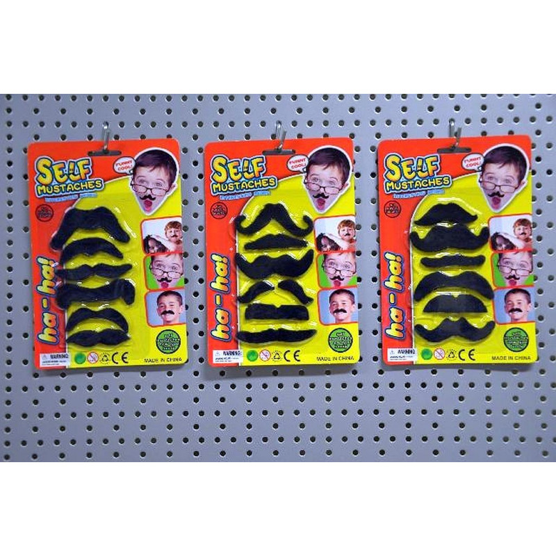 LOT DE 6 MOUSTACHES