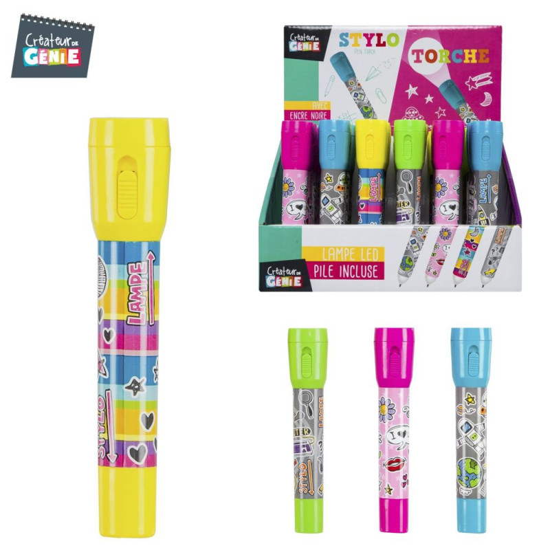 STYLO BILLE LAMPE TORCHE
