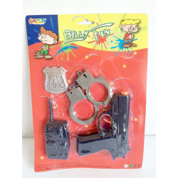 PANOPLIE DE POLICE 33 X 25 CM