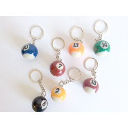 PORTE-CLE BOULE DE BILLARD 2.5 CM