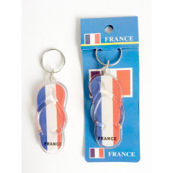 PORTE-CLE TONGUE FRANCE 7 CM