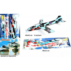 AVION PLANEUR 45*43 CM