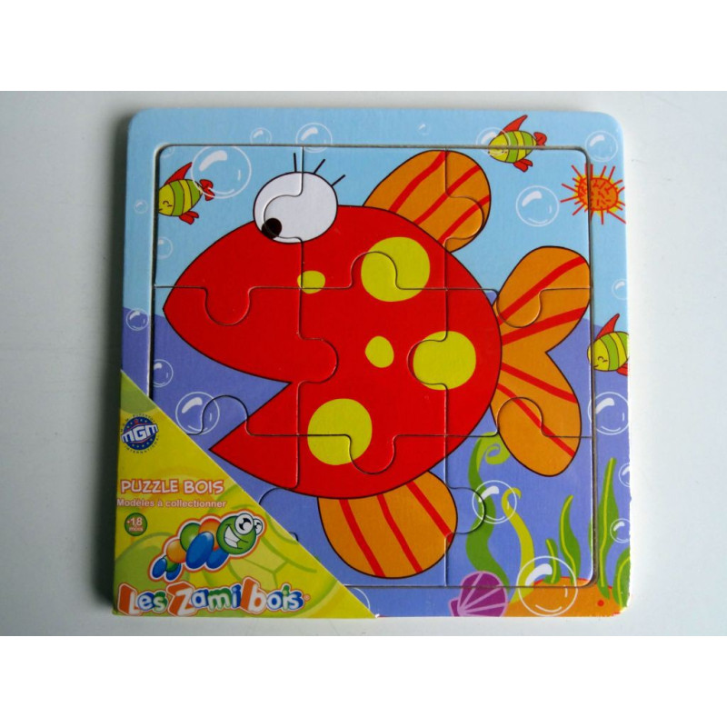 PUZZLE BOIS FORME ANIMAUX 