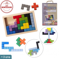 PUZZLE EN BOIS MULTI FORME