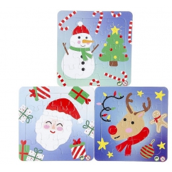 PUZZLE DE NOEL 14X14 CM