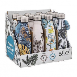 BOUTEILLE ISOTHERME 0,5 L DECOR TROPICAL