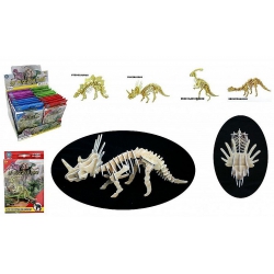 PUZZLE 34/42PCES DINOSAURE 3D 20/29CM