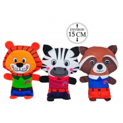 PELUCHE ANIMAUX 15 CM