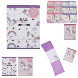 BLOC-NOTES GIRLY 75 PAGES