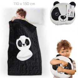 COUVERTURE CONVERTIBLE PANDA 110X150 CM
