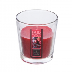 BOUGIE PARFUMEE FRUIT ROUGE ROUGE 90 GR