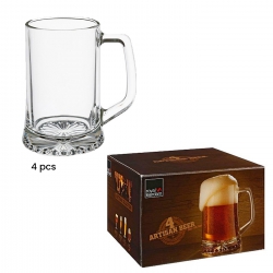 4 VERRES A BIERE ANSE