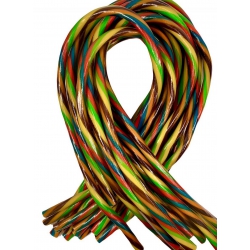 CABLES LISSES REGLISSE AMERICAIN 70 CM TORNADO MARQUE FINI