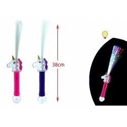 BATON FIBRE LUMINEUSE LICORNE