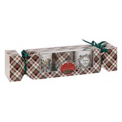 COFFRET CRACKERS 3 BOUGIES