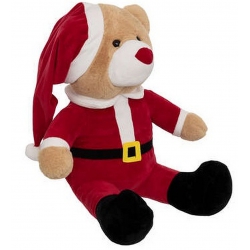 PELUCHE OURS PERE NOEL 60 CM