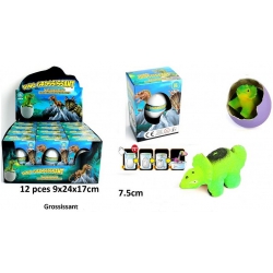OEUF DINOSAURE GROSSISSANT 7 CM