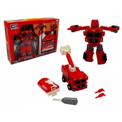 COFFRET ROBOT 15 CM POMPIER 2 EN 1