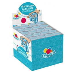 TUBE DE SLIME PAILLETTE 14 CM