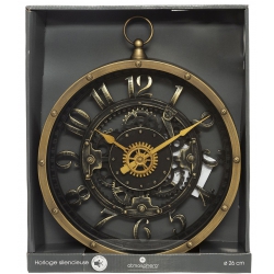 HORLOGE PLASTIQUE MECANIQUE LILIANA DIAMETRE 27 CM