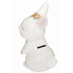 TIRELIRE DOLOMITE ROSE ET LILI 22 CM