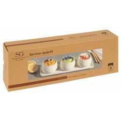 COFFRET APERITIF NORA 4 PIECES