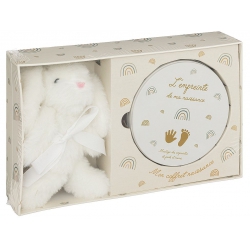 COFFRET NAISSANCE EMPREINTE ET PELUCHE