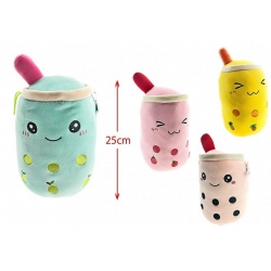 PELUCHE BUBBLE TEA HAUTEUR 25 CM