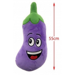 PELUCHE AUBERGINE 55 CM