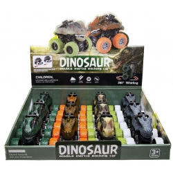 DINOSAURE VEHICULE TOUT TERRAIN  FRICTION 9*9 CM