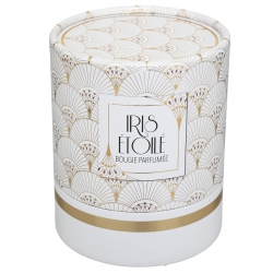 BOUGIE PARFUMEE IRIS 8*10 CM DANS SA BOITE