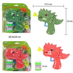 PISTOLET BULLES DINOSAURE...