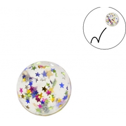 BALLE REBONDONDISSANTE ETOILES 3 CM SC48